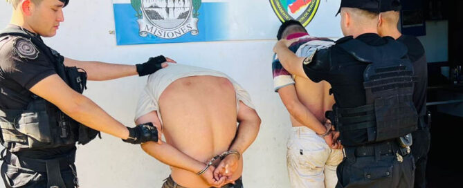 FRACRÁN: Padre e hijo detenidos por amenazar a policías durante un operativo por ruidos molestos