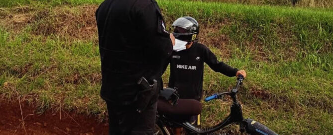 CAMPO RAMÓN: Retienen una motocicleta por falta de documentación y múltiples irregularidades